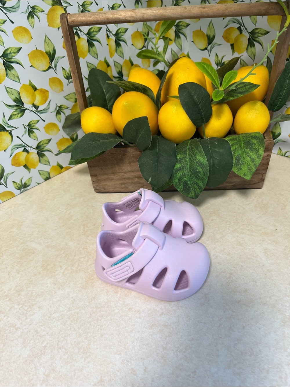 Ten little Baby Water Sandals Light purple LilacSize 4 NWOT - Picture 2 of 7